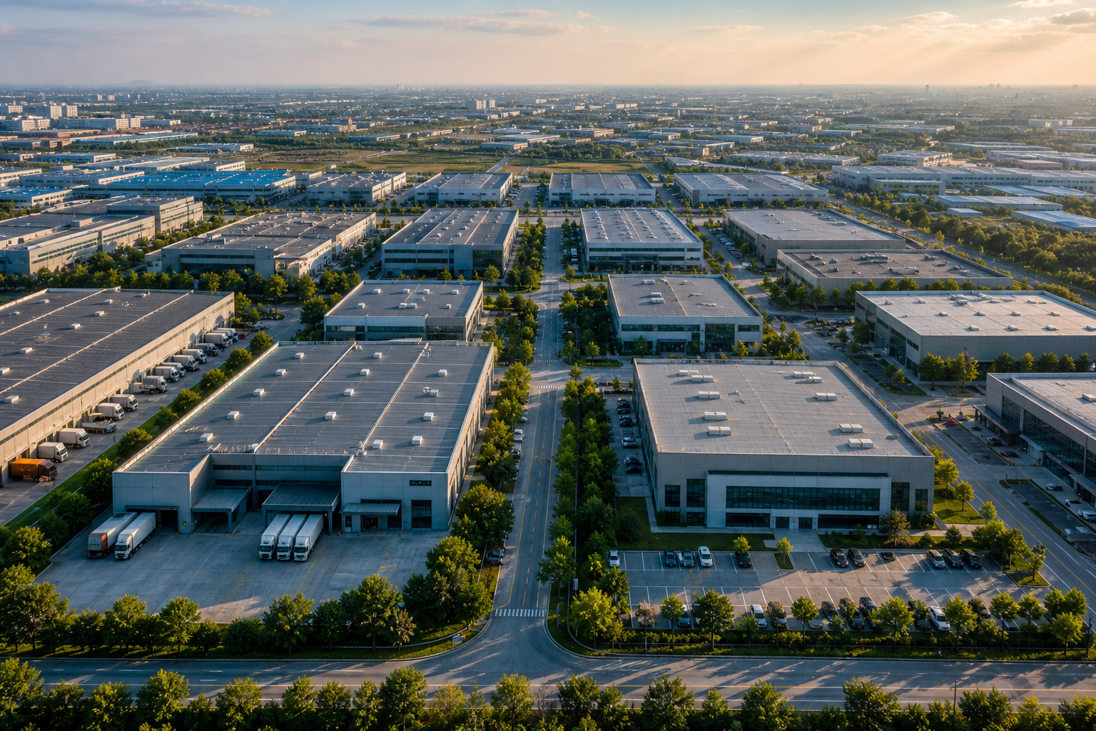 Modern industrial park
