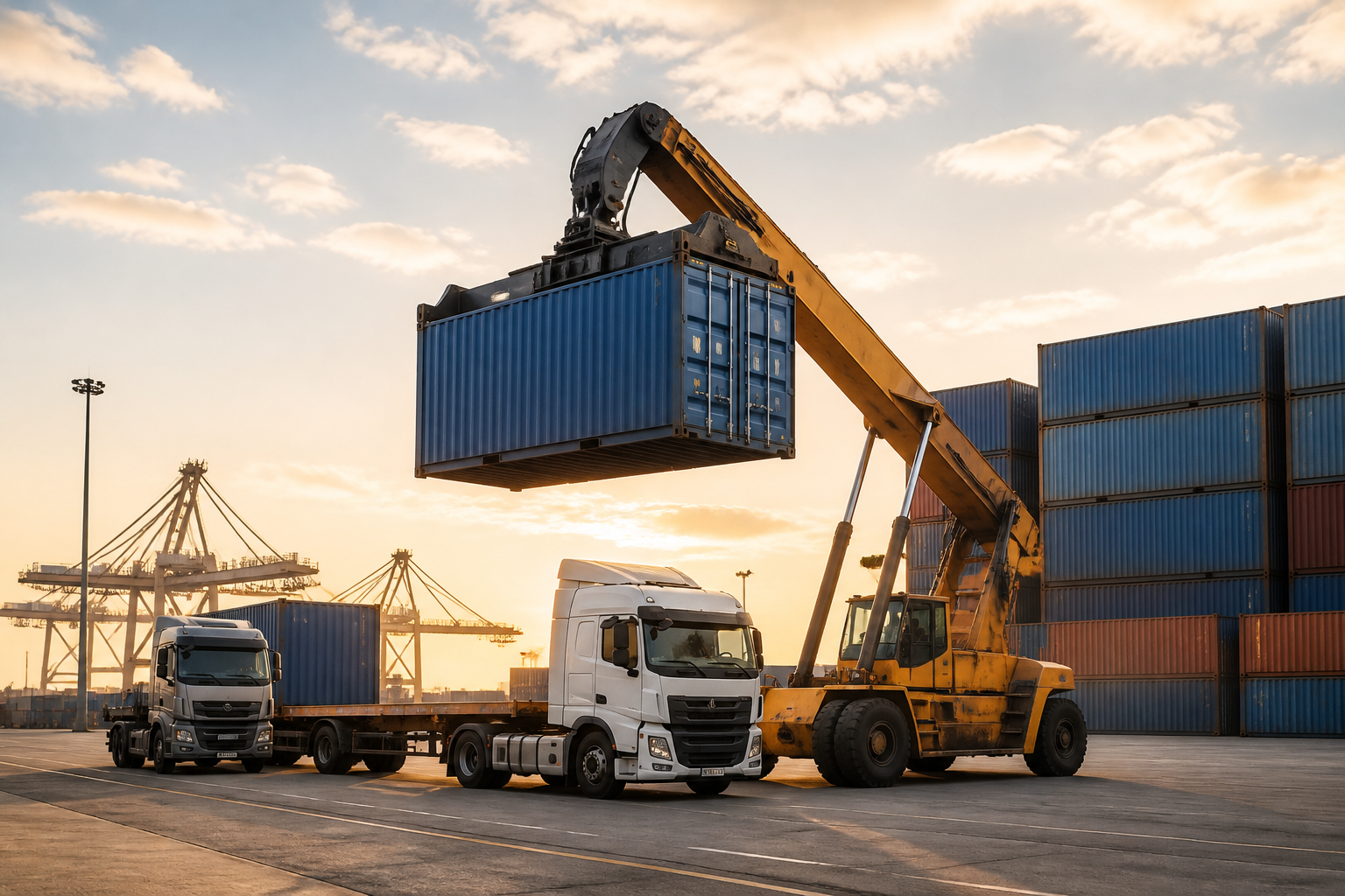 Container logistics operation